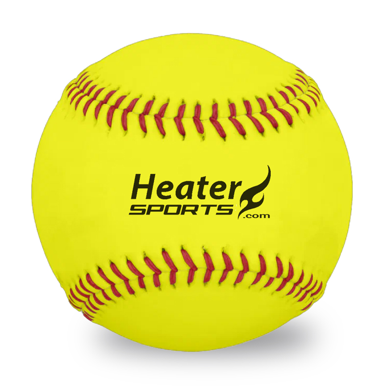 Heater Leather 11 Inch Pitching Machine <br>Softballs (1 Dozen)